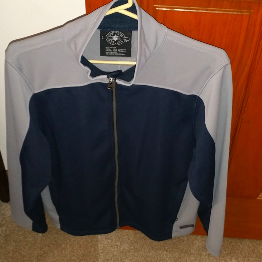 Charles River Men's Polyester Zip Jacket